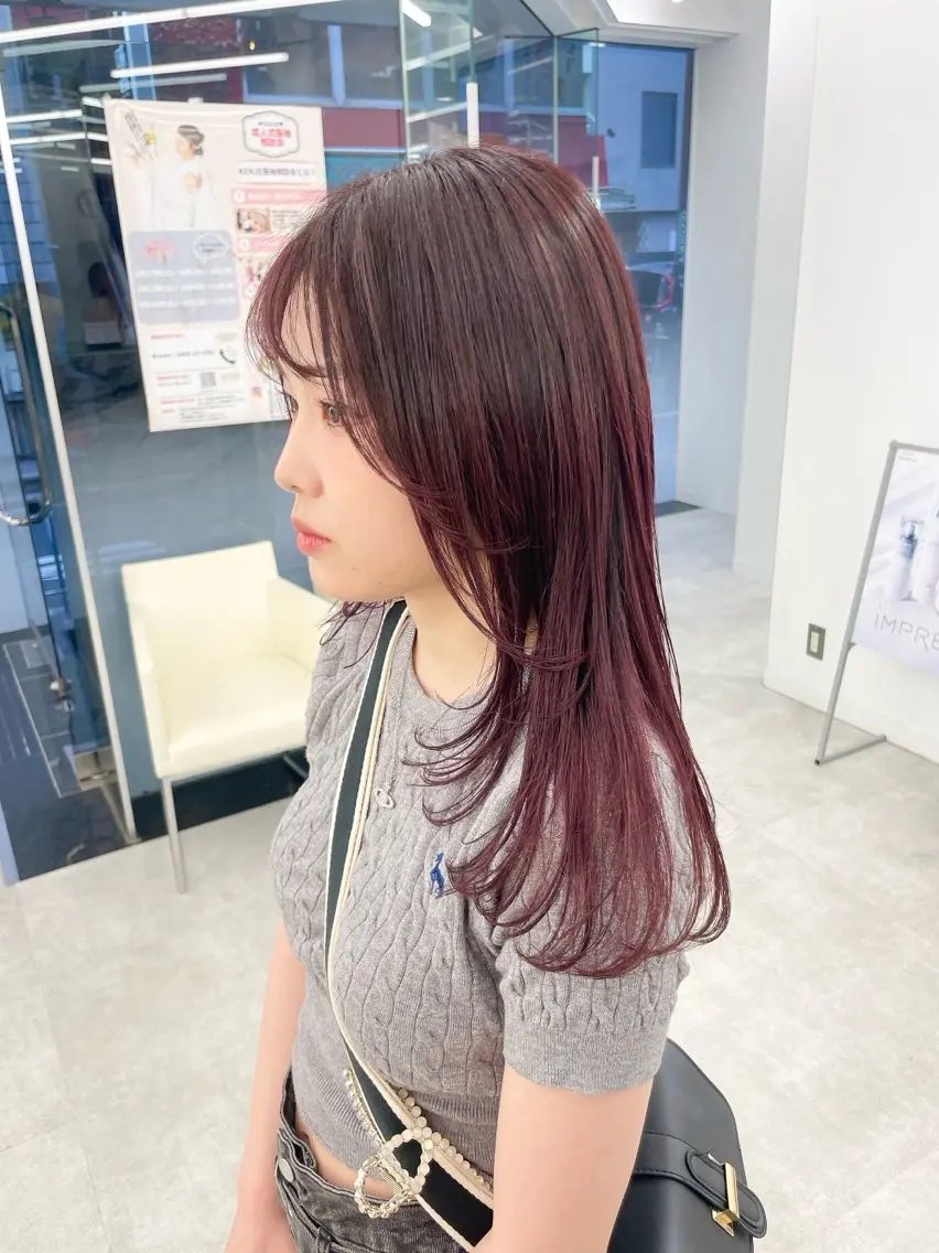 ロング カラー ヘアアレンジ ブリーチ カット ヘアカラー トリートメント 【Sweep】おじま のぞみのヘアスタイル