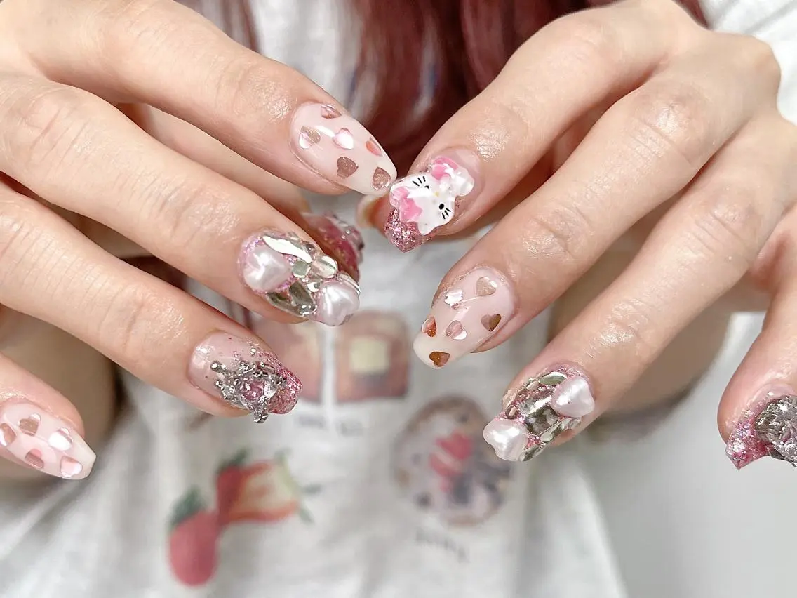 ネイル na🎀🎀na ちゅるちゅるのネイルデザイン
