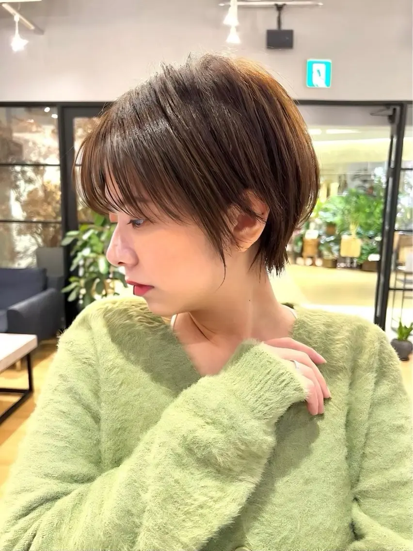 ショート 谷町四丁目/片山 朝陽/Le'aのヘアスタイル