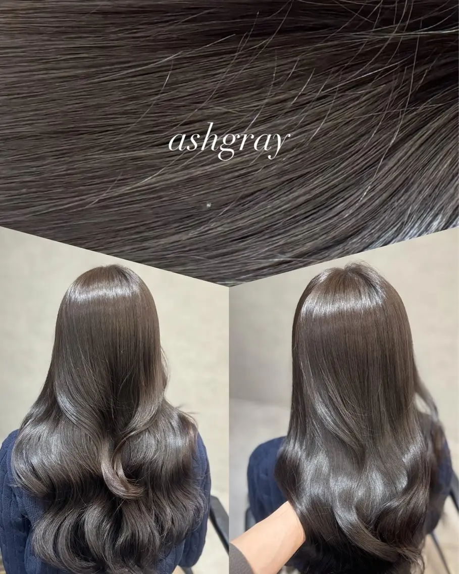ロング カラー 宮本 優のヘアスタイル