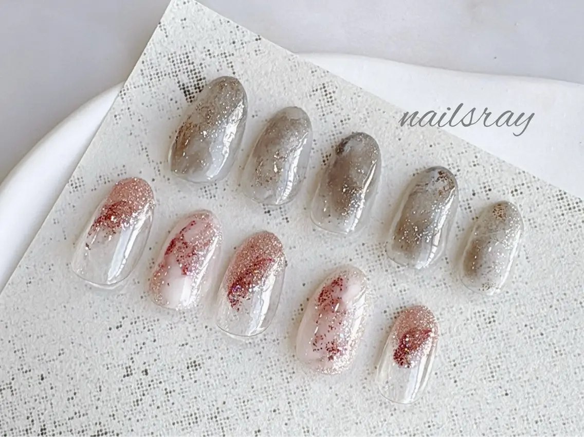 【練習モデル】ハンド💅シンプルキャンペーンデザイン(オフ無し)の写真