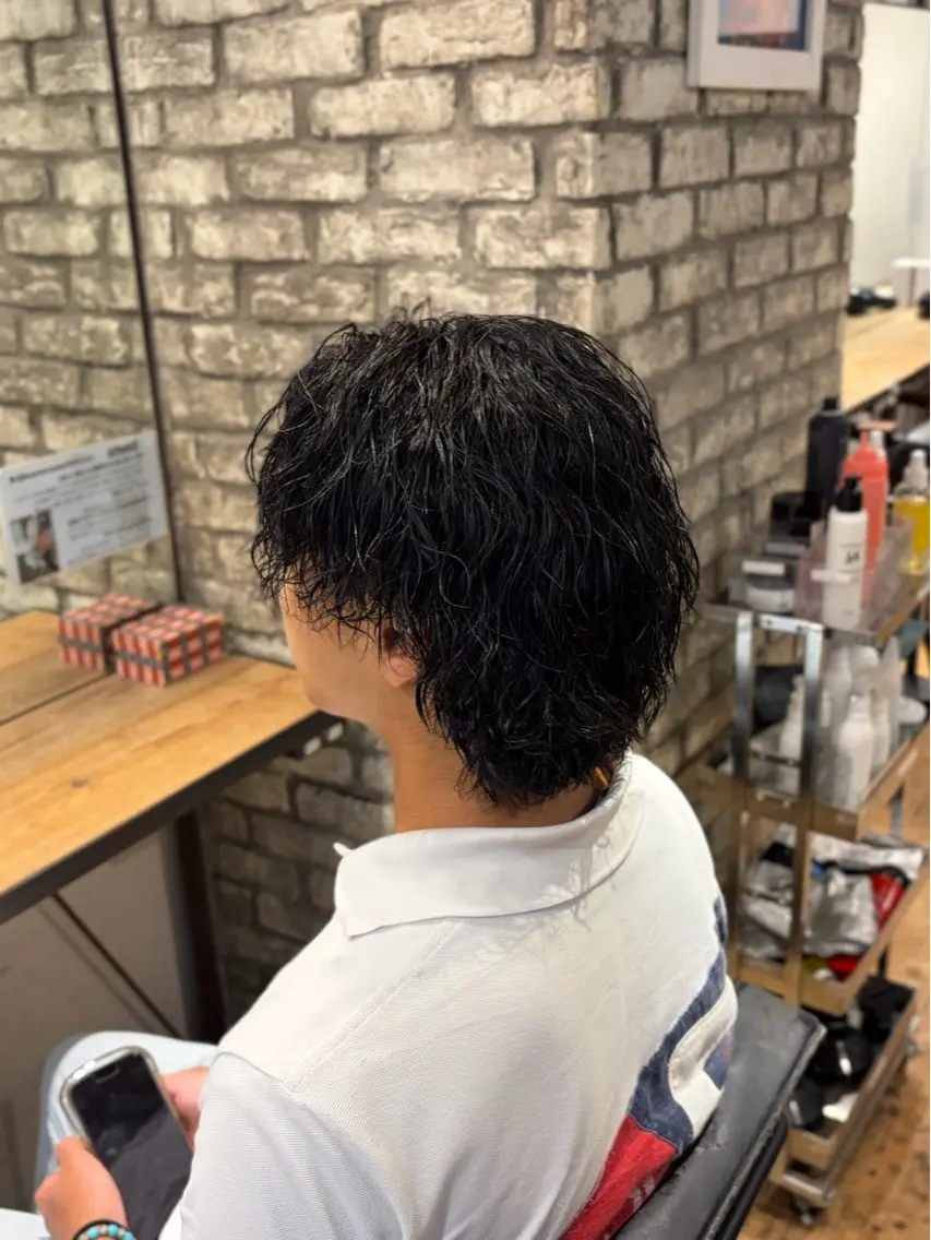 パーマ 喜友名 ウララのヘアスタイル
