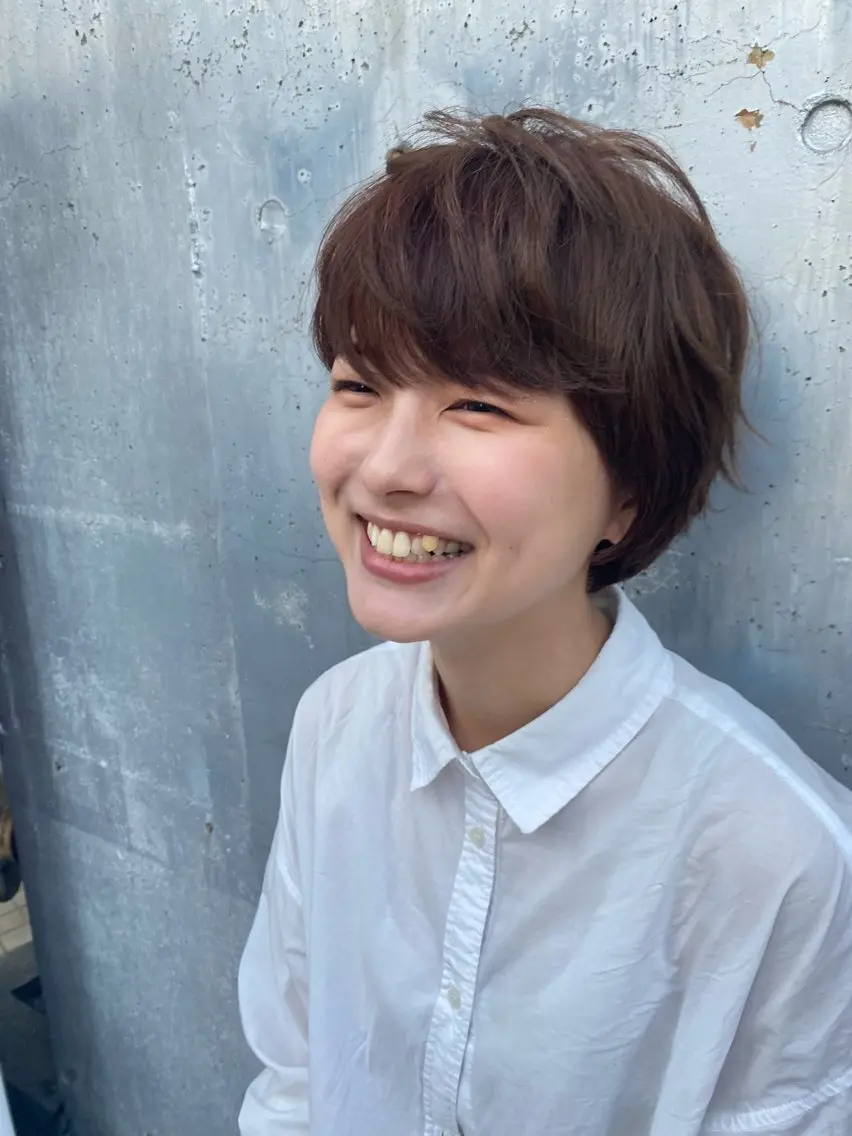 ショート パーマ 山田 晃輔のヘアスタイル