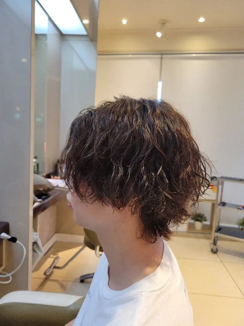 パーマ カット パーマ トリートメント さとう かなこのヘアスタイル