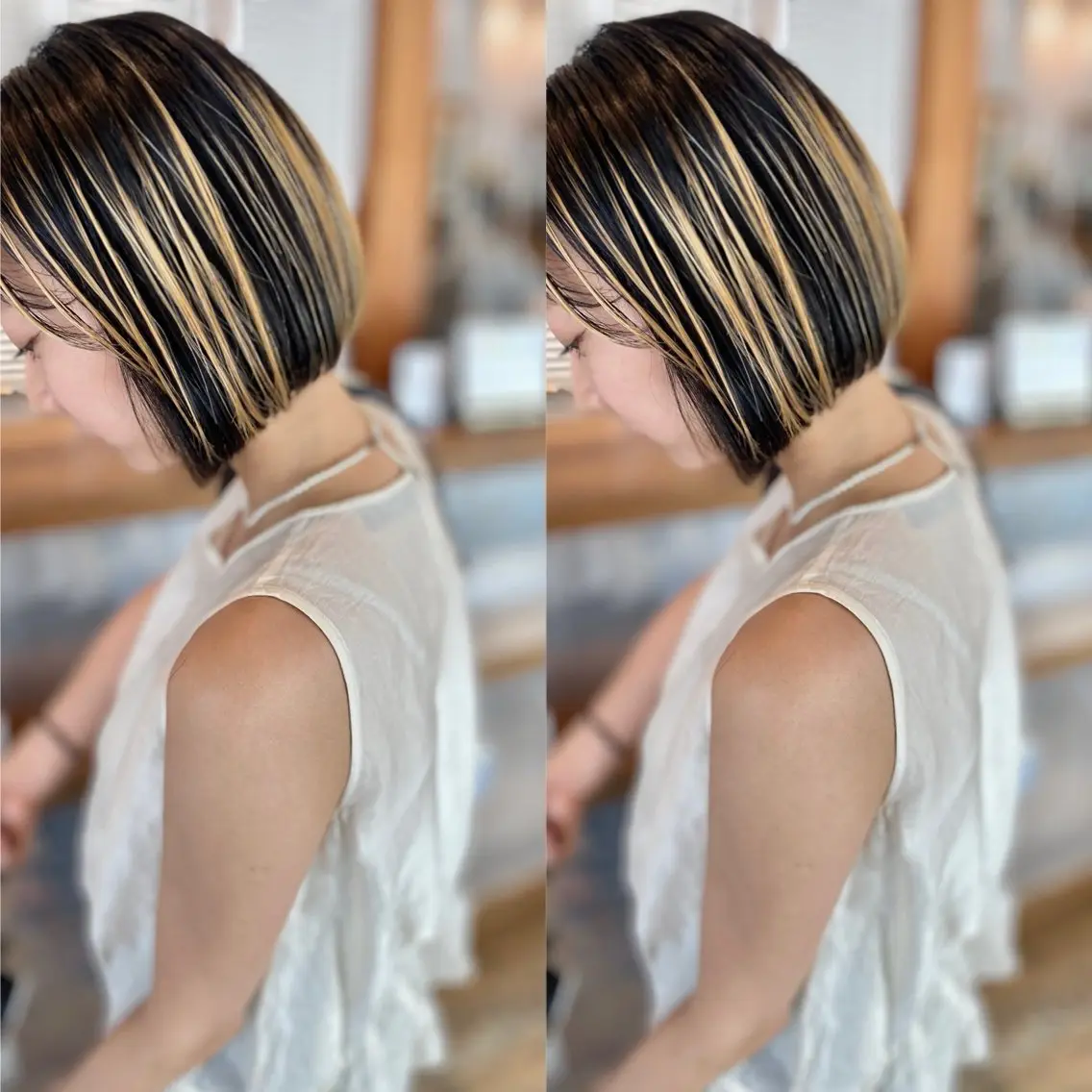 ショート ハイライト ショートヘア カット ヘアカラー 木村丈晴✂️ご来店 お待ちしてます😊のヘアスタイル