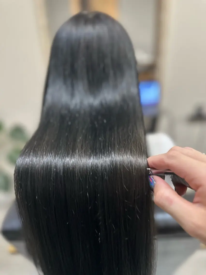 ロング カラー ケアカラー ヘアカラー 福西晃希 【艶髪・髪質改善】のヘアスタイル