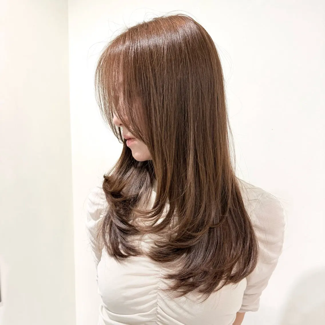 ブリーチなしWカラー🌈+ケアトリートメント🫧+カット✂︎の写真