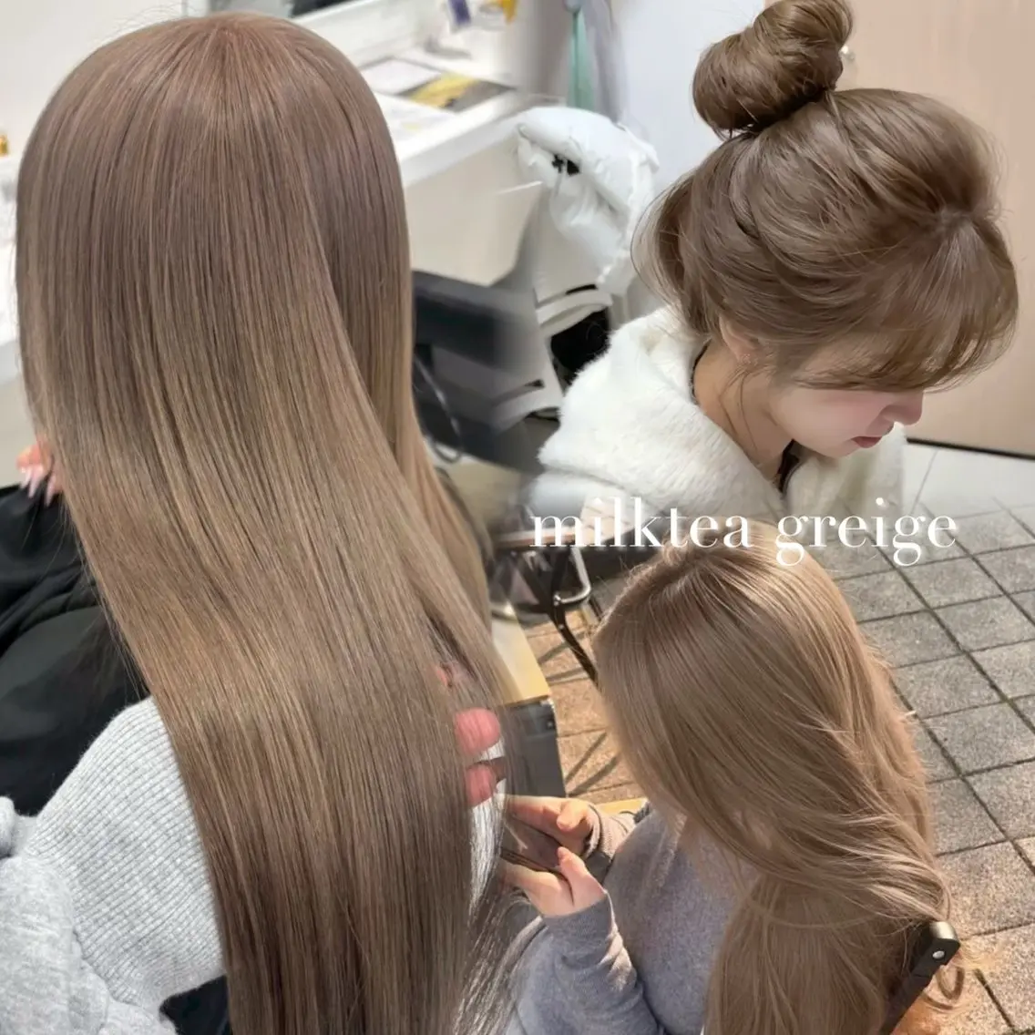 ロング カラー ヘアカラー 🎀淡色ガーリー🧁 透明感♡Nanamiのヘアスタイル