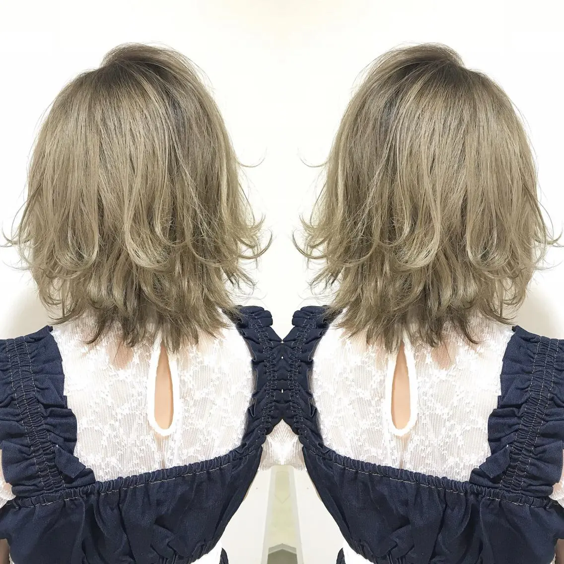 ショート カラー ベージュカラー Miru by INCE HAIRのヘアスタイル