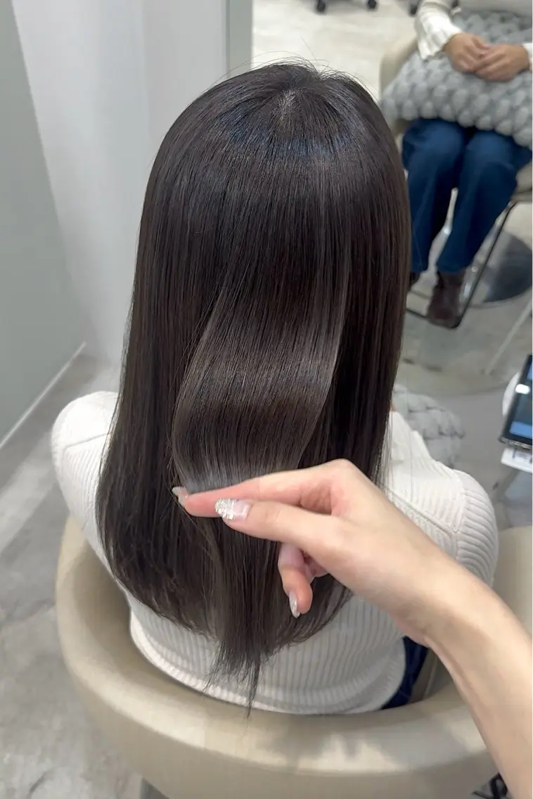ロング カラー パーマ ヘアアレンジ 髪質改善 カット ヘアカラー 縮毛矯正 トリートメント ヘアセット パク・ボミン小野リエ 韓国ハーフ🦊のその他イメージ