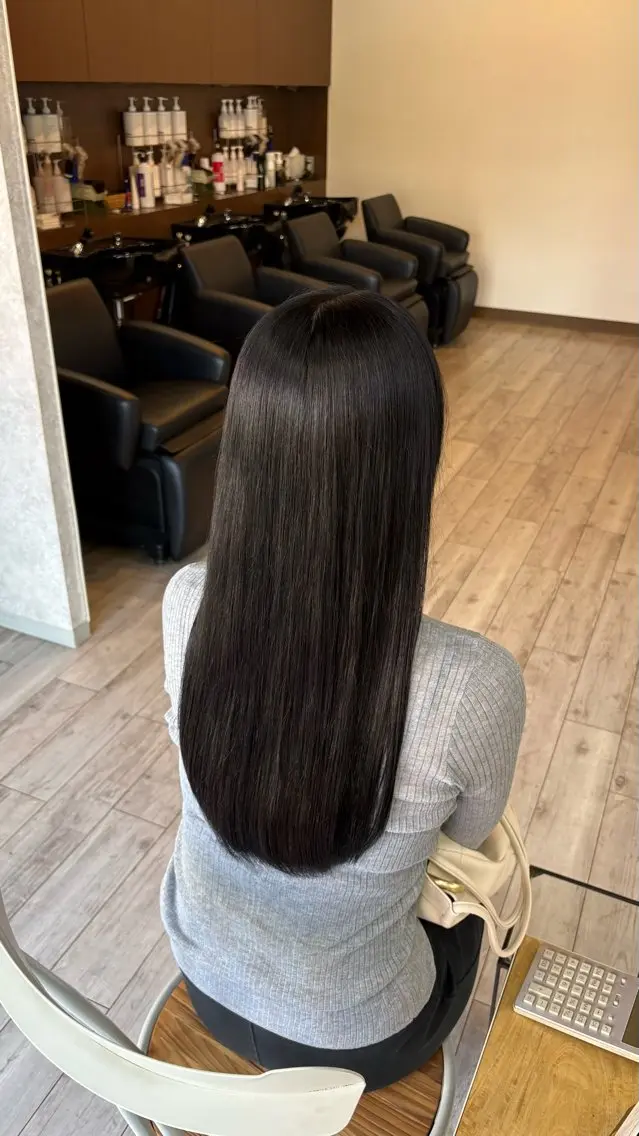 ロング カラー カット ヘアカラー なぎは/似合わせ・ ナチュラルカラーのヘアスタイル