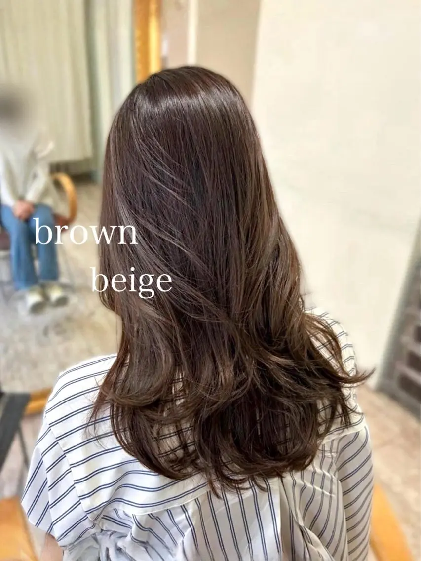 ミディアム カット ヘアカラー トリートメント 【艶ヘア】 どうまえのヘアスタイル