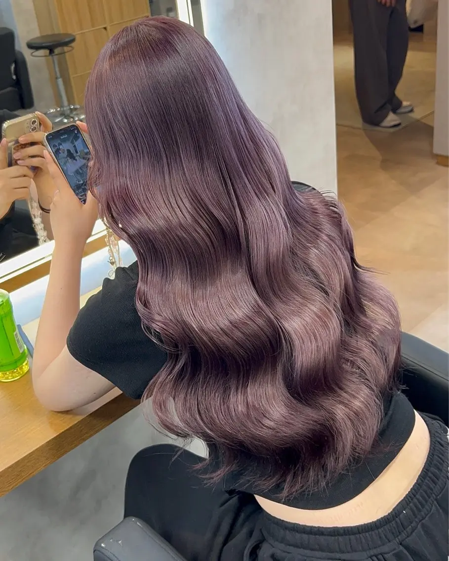 ロング カラー ヘアカラー トリートメント ブリーチなしの達人 🌈KAITOのヘアスタイル