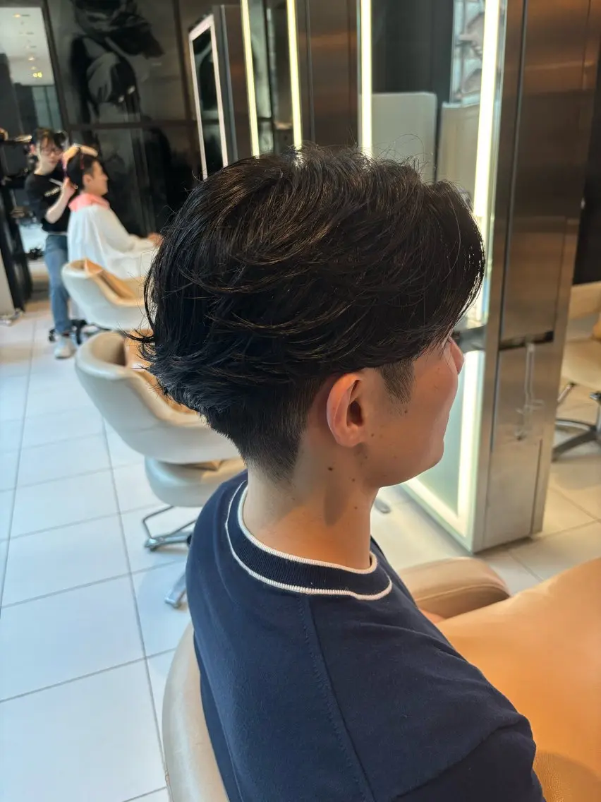パーマ メンズ カット パーマ 野田 聖輝のヘアスタイル