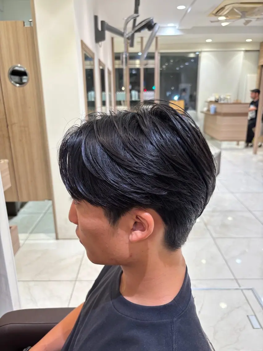 パーマ メンズ カット パーマ 再現性×パーマ/ 山本 侑平のヘアスタイル