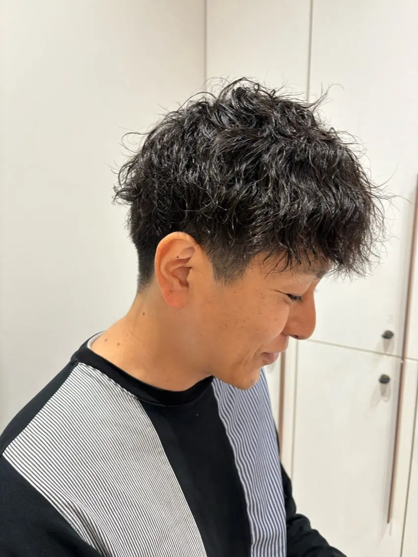 パーマ メンズ マッシュ メンズパーマ [] すずのヘアスタイル
