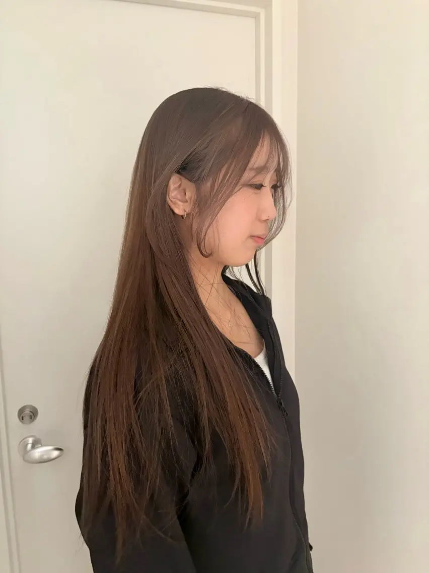 カラー ブリーチ 透明感カラー ラベンダーカラー ⭐︎ saayaのヘアスタイル