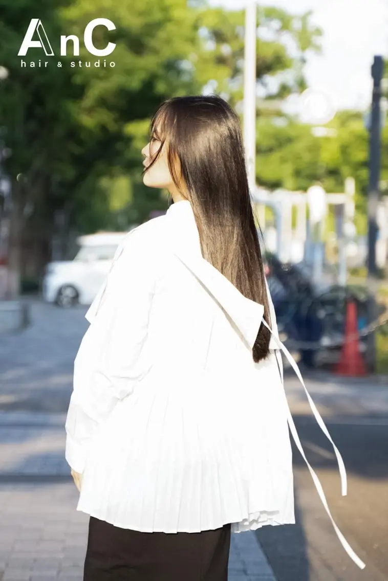似合わせカット+【鏡髪-KAGAMI-】前髪ストレート矯正+tr¥11000→8800の写真