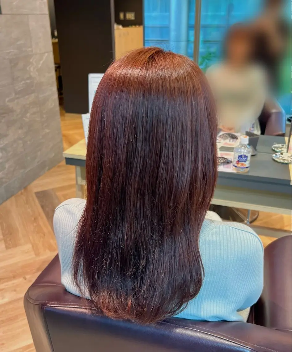 カラー ブラウンカラー レッドカラー Rico 🎀のヘアスタイル