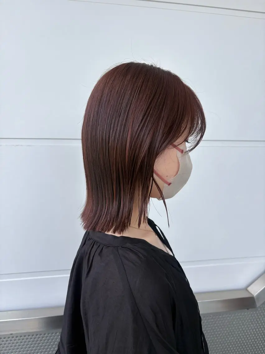 カラー ヘアカラー 中山 千優のヘアスタイル