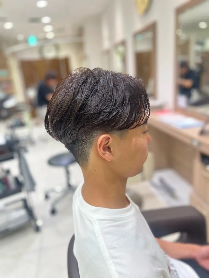 パーマ 中森 玲菜のヘアスタイル
