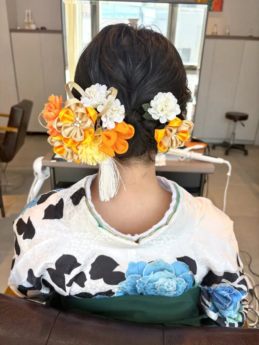 ショート ヘアアレンジ 🩵MEI🩵鶴見 ／ヘアアレンジ💫のヘアスタイル