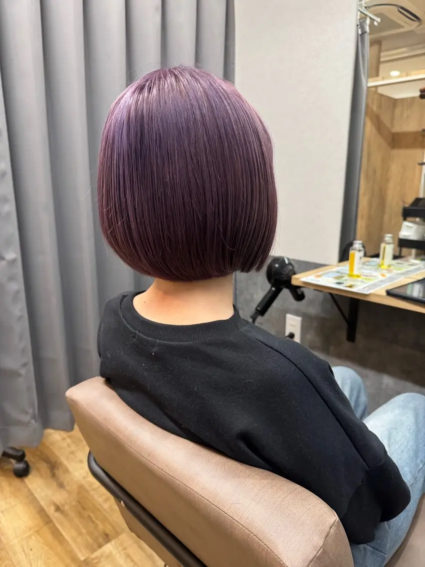 ショート カラー ボブ reeed konnoのヘアスタイル
