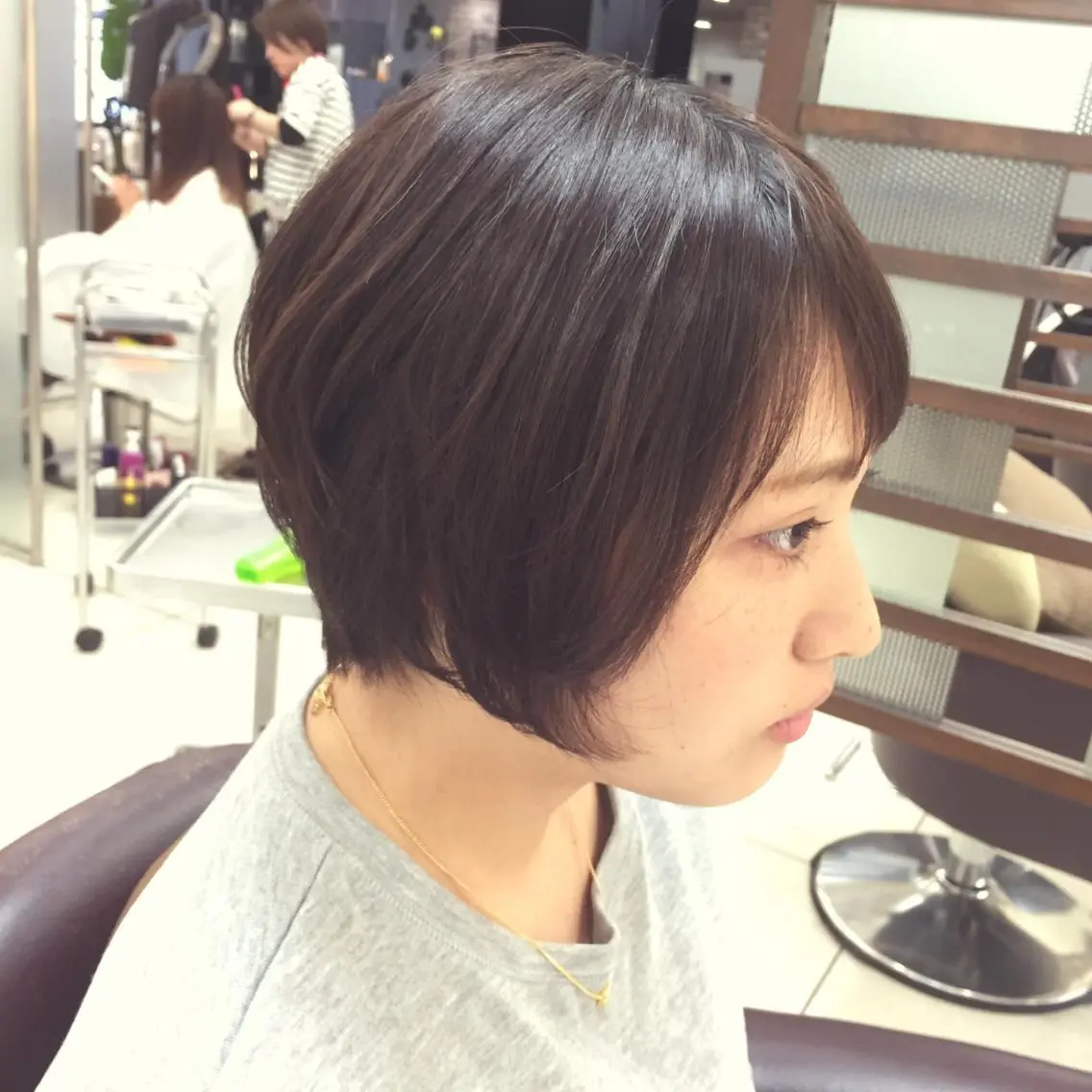 ショート ショートボブ ボブ ショートヘア 大平 美沙のヘアスタイル