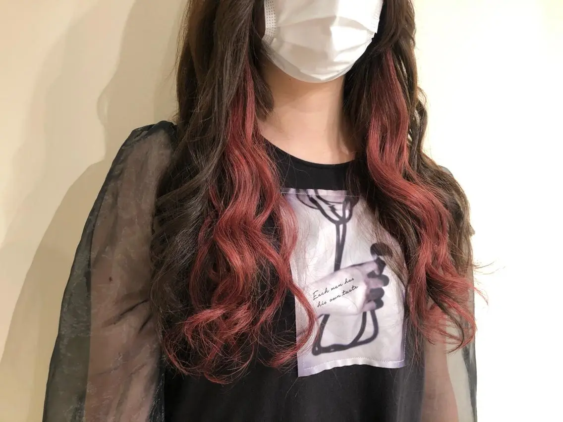 ロング カラー インナーカラー エクステ カット エクステ 🦋美髪/エクステ 🦋アベイクミのヘアスタイル