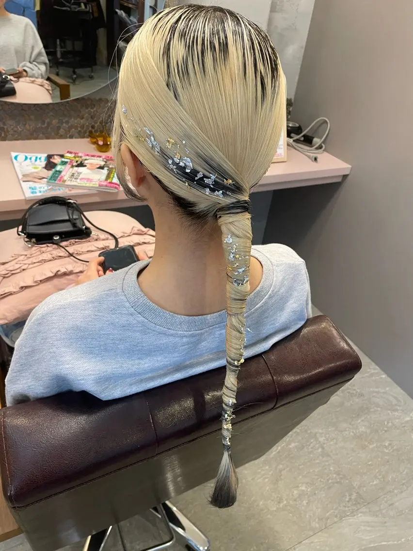 ヘアアレンジ ヘアセット hair make echo滿木あい花のエステ・リラクイメージ
