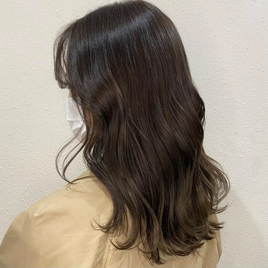 セミロング カラー 韓国𝐻𝑎𝑖𝑟 🇰🇷🖤ハラのヘアスタイル