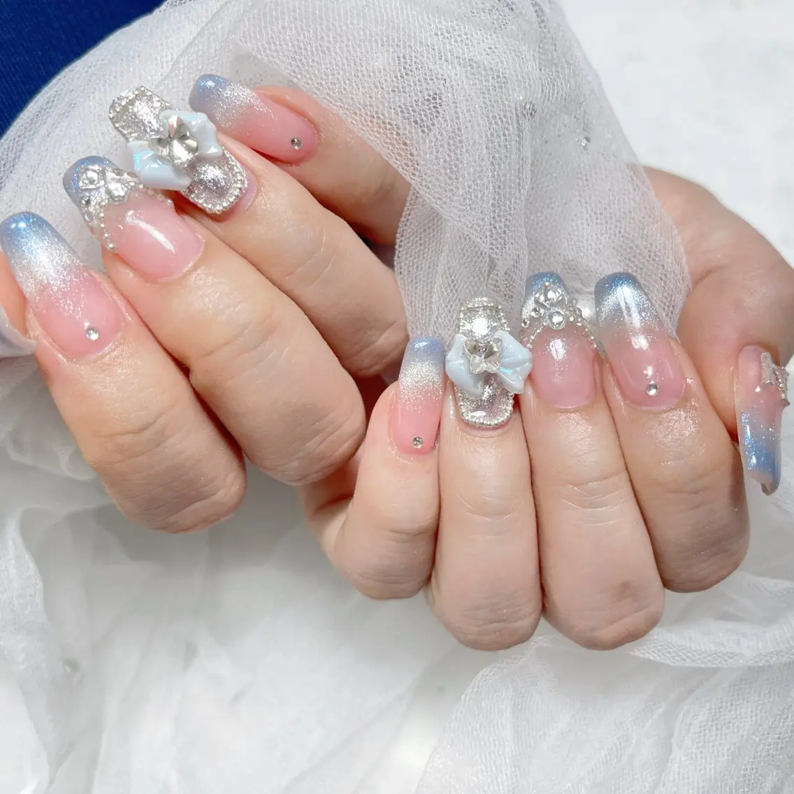 ネイル ハンドネイル 🎀ネイルサロン エクラYUI🎀のネイルデザイン