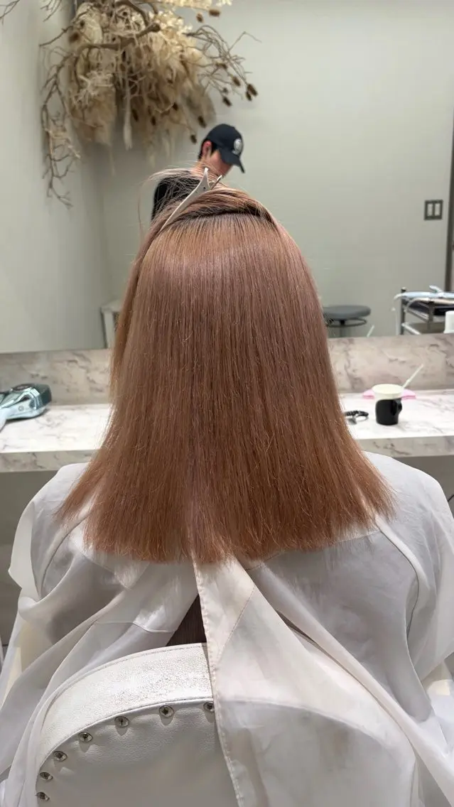 カラー ヘアカラー ⚪️ミディアム×ハイ トーンCOA佐藤壮真のヘアスタイル