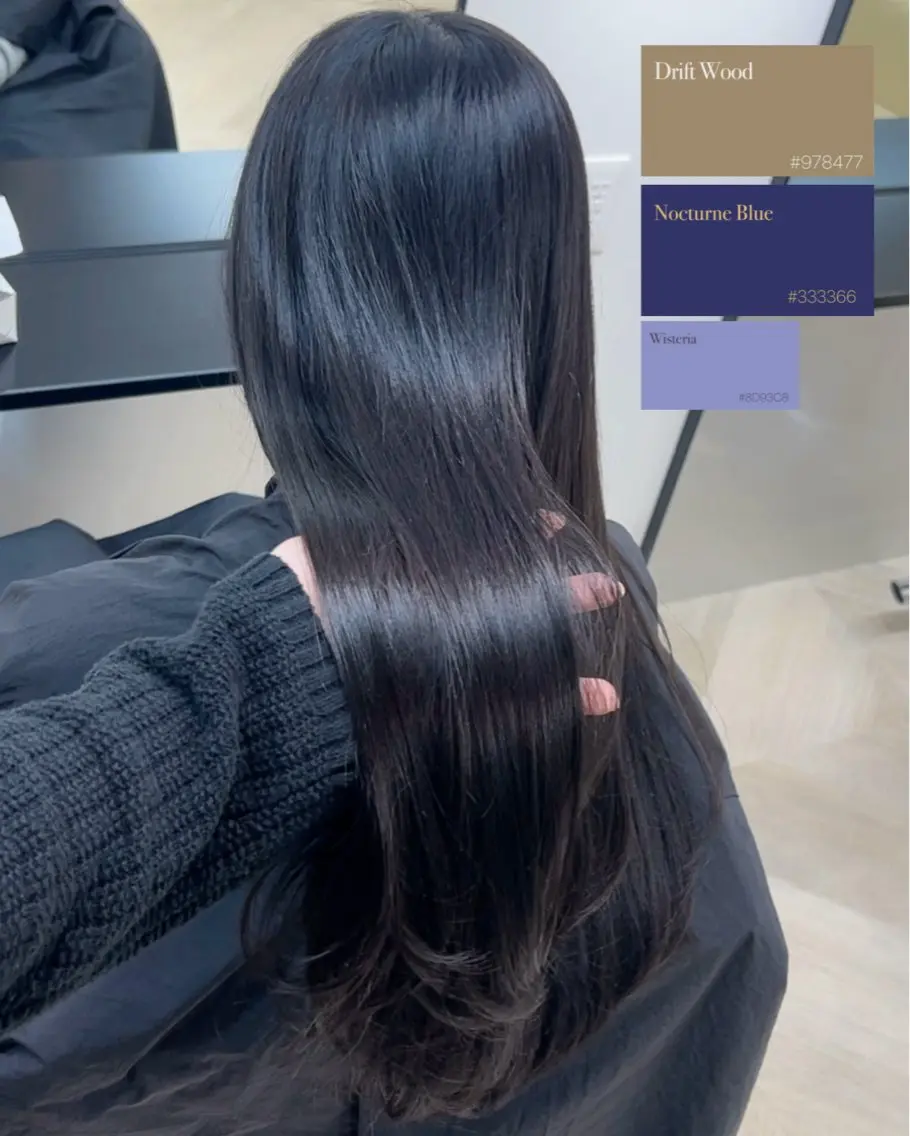ロング ヘアカラー 結 菜のヘアスタイル