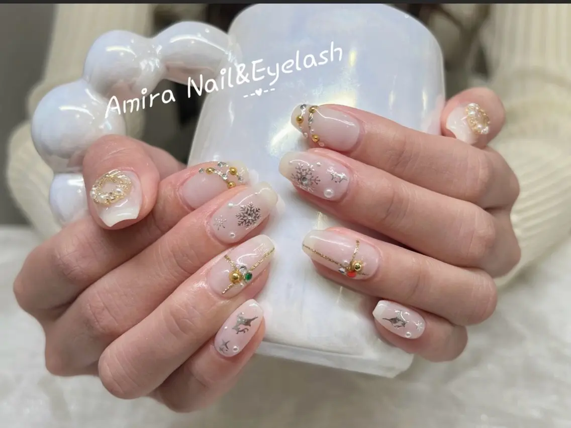 ネイル 冬ネイル クリスマス anna ネイルのネイルデザイン