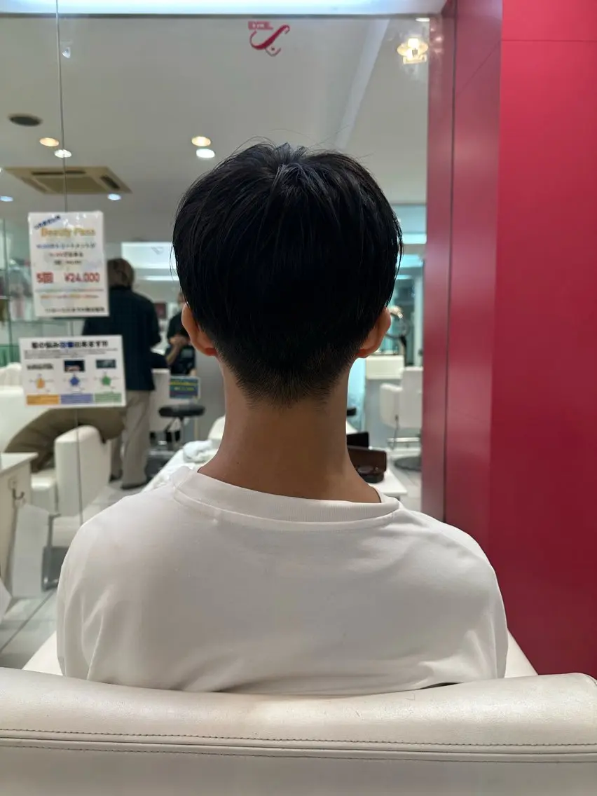 ショート メンズ マッシュ 刈り上げ 齊藤あみな 大岡山🍒❤のヘアスタイル