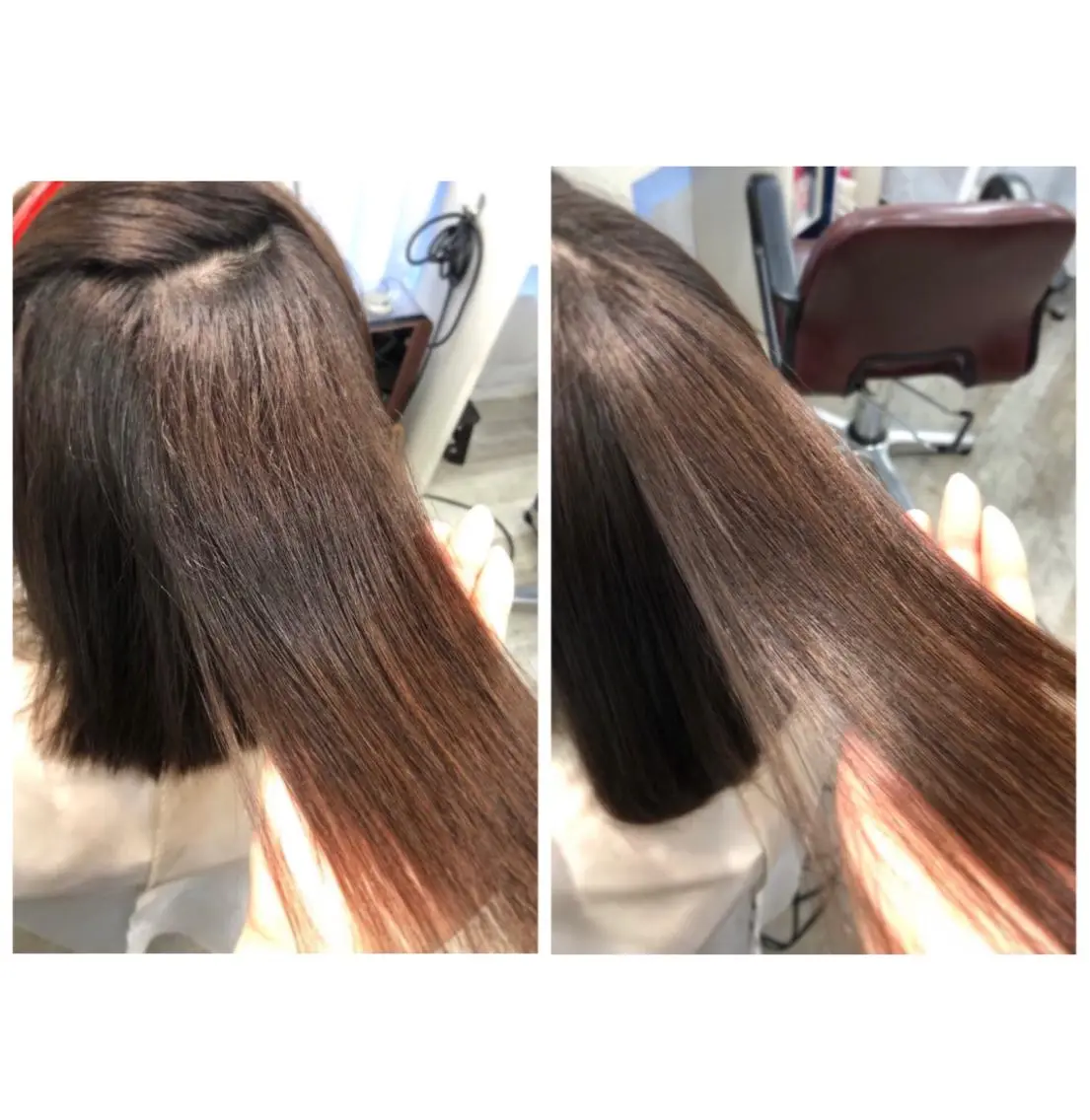 セミロング ヘアアレンジ カット 縮毛矯正 トリートメント Manager yumi 🍯のヘアスタイル