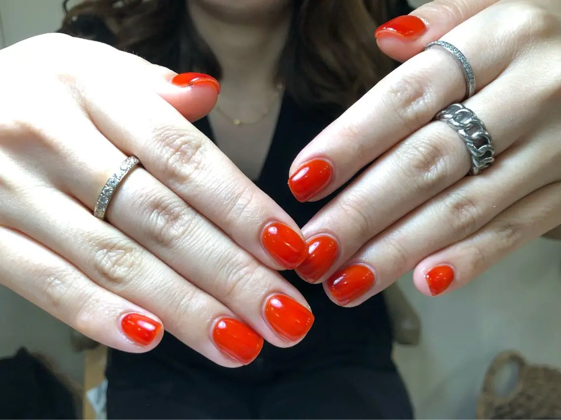 ネイル ワンカラーネイル NinaBeauty リリのネイルデザイン