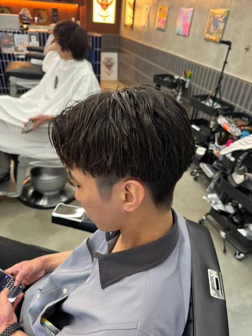 【無料】カット+シャンプー｜ツーブロショート💈の写真
