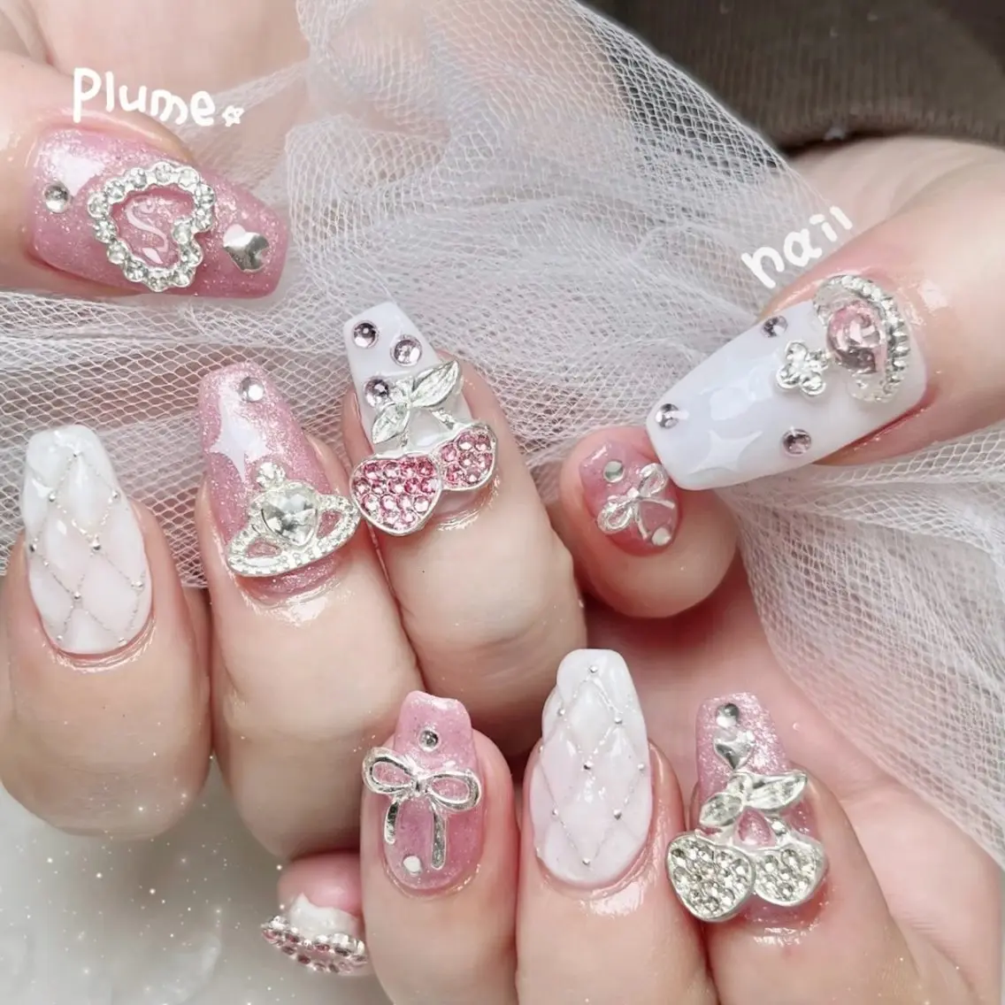 ネイル ハンドネイル plume nail ☆韓国ネイルのネイルデザイン