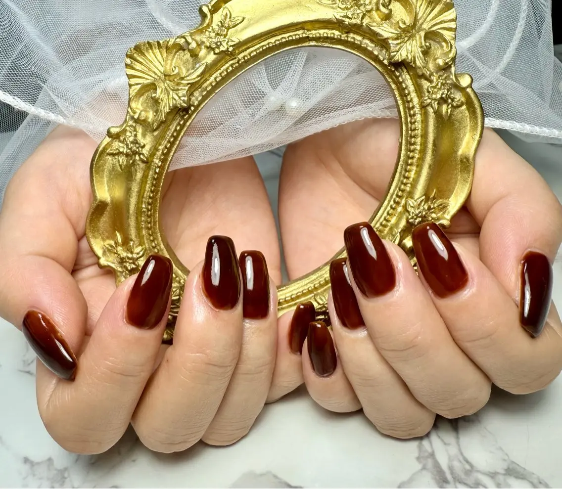 ネイル アートネイル チークネイル フラッシュネイル フラッシュマグ フレンチネイル Mai’s nailのネイルデザイン