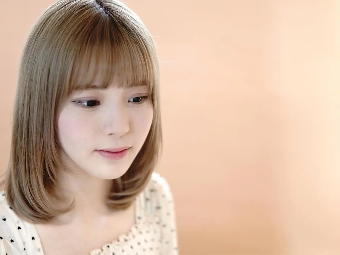 ミディアム カラー パーマ ヘアアレンジ 永野 良一のヘアスタイル