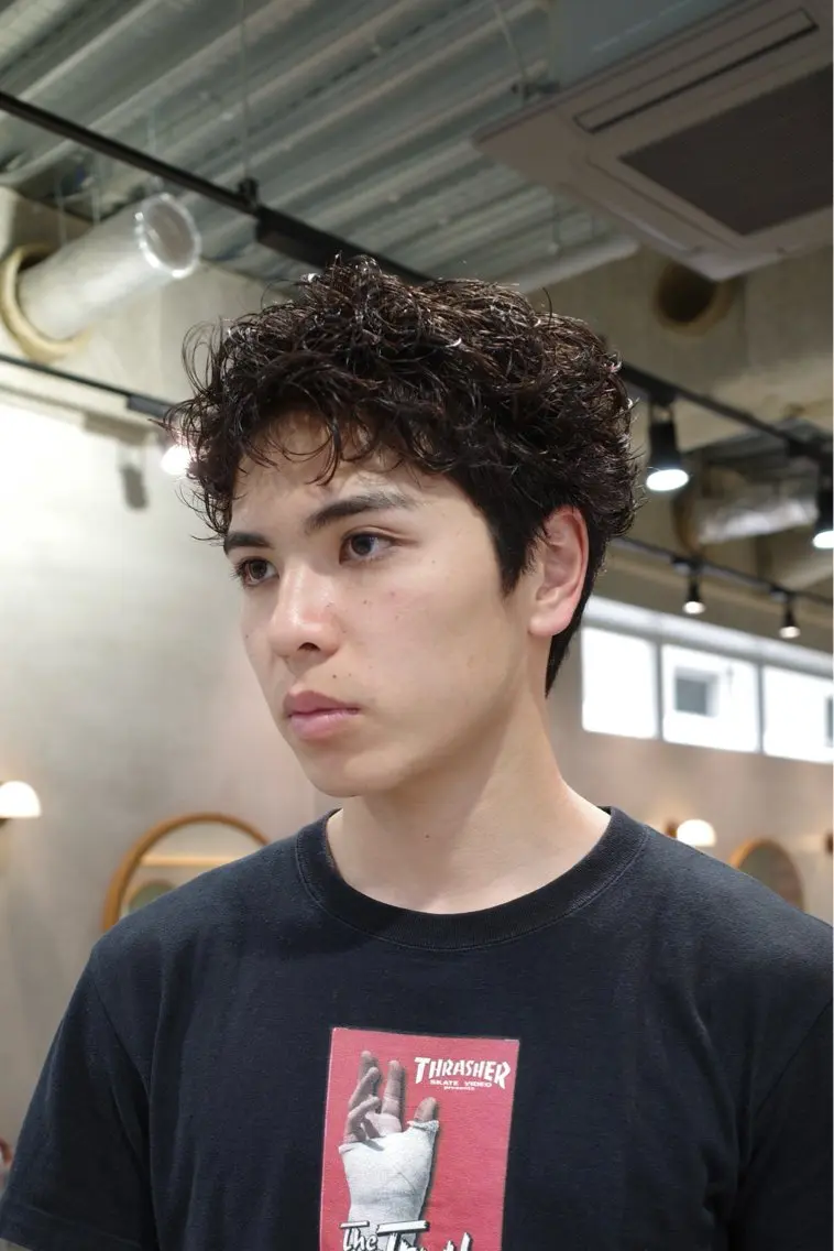 ショート メンズ ショートヘア 八原 良来のヘアスタイル