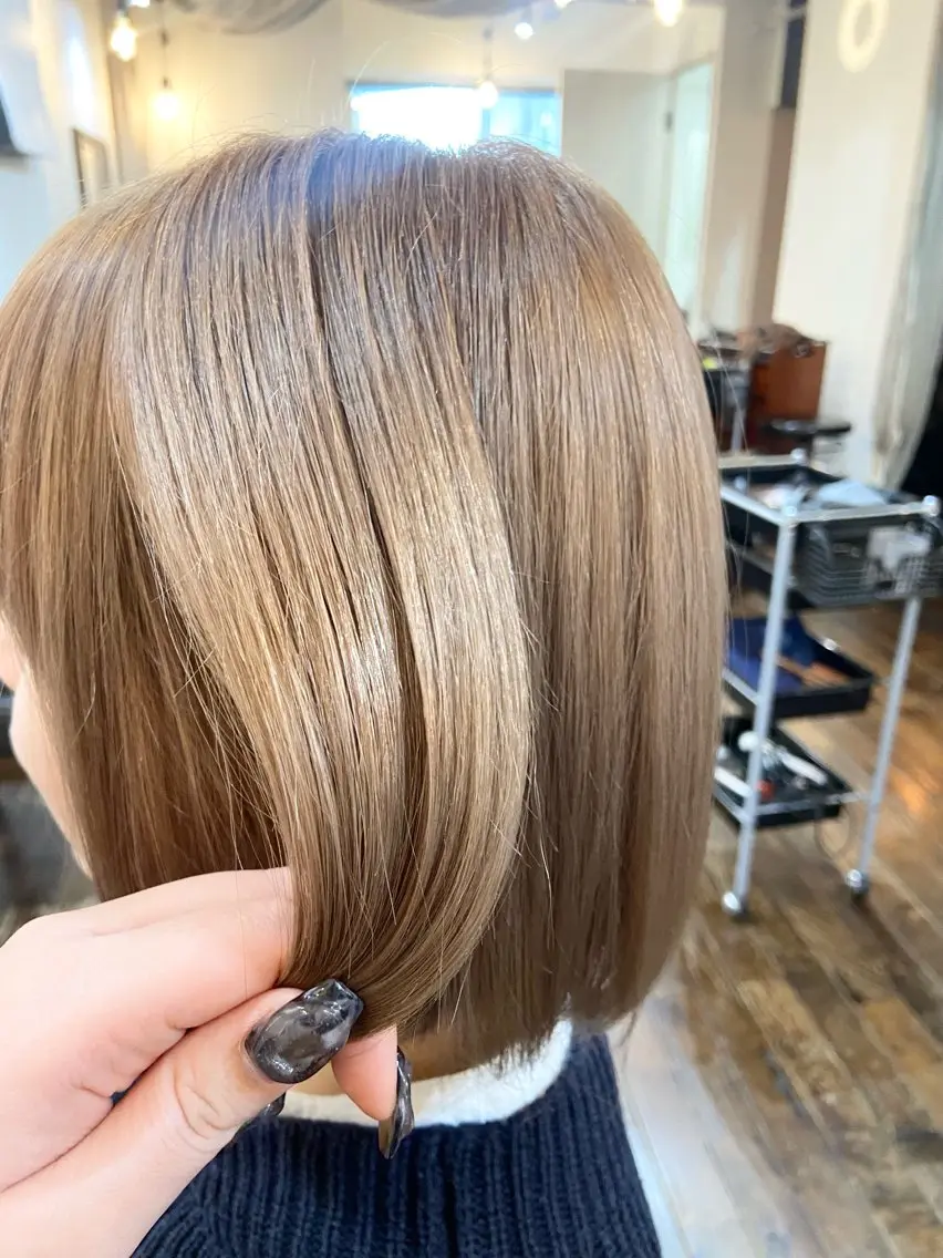 ショート カット ヘアカラー 透明感カラー/ 加瀬たまものヘアスタイル