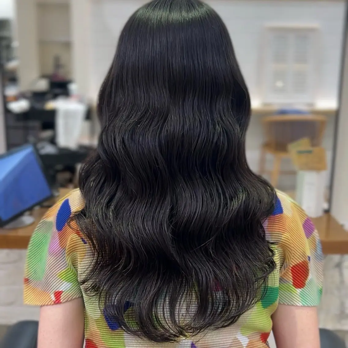 💖꒰ঌ波巻き.クルムパーマ໒꒱💖カット＋デジタルパーマの写真
