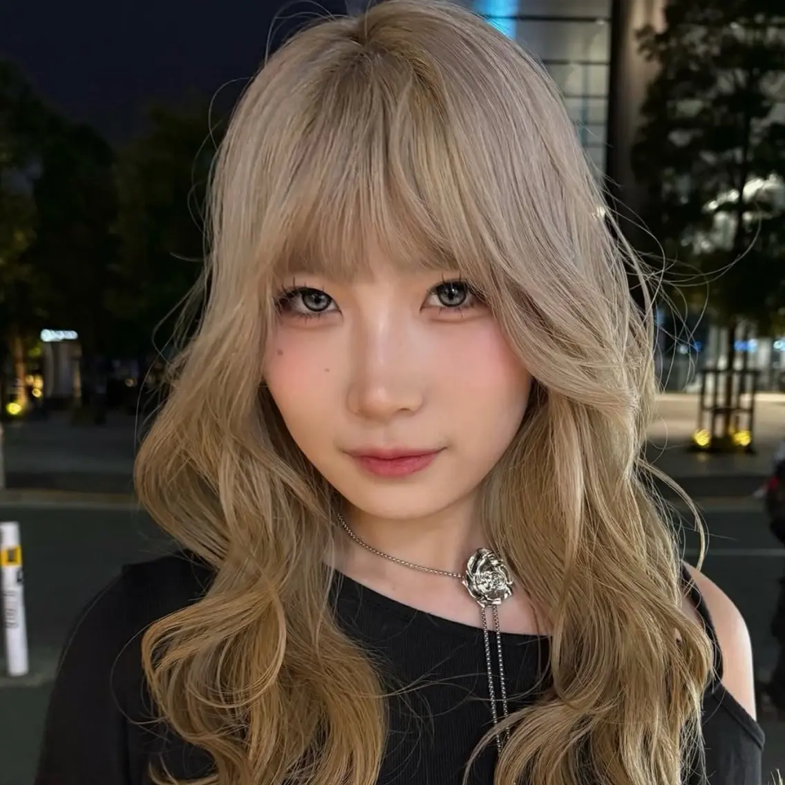 ロング カラー 大人韓国レイヤー🫧 暖色カラー/はるのヘアスタイル