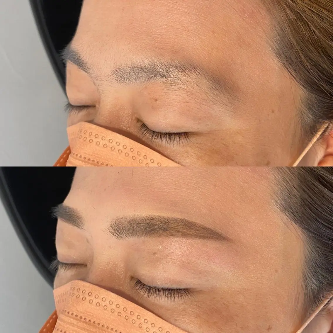 アイブロウ ワックス脱毛 眉カット pep natsumiのヘアスタイル