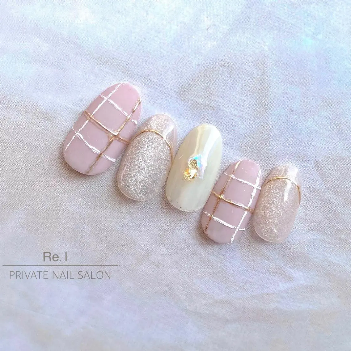 ネイル モチの良さ◉ フィルインネイル♡のネイルデザイン