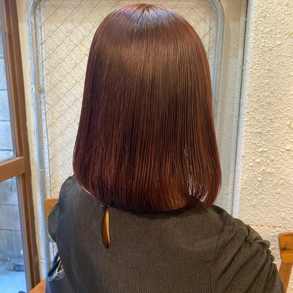 ミディアム カラー 暖色艶color / ボブ🦩Rioのヘアスタイル