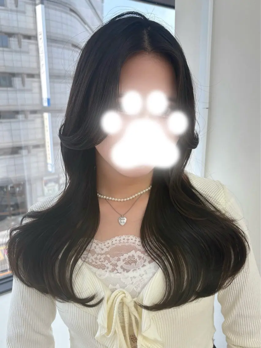 ロング カットモデル/渋谷 ソナのヘアスタイル